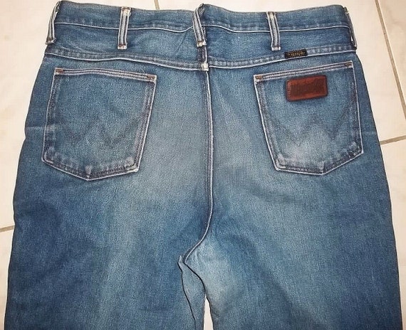Vintage Wrangler jeans No Fault denim bootcut 1970