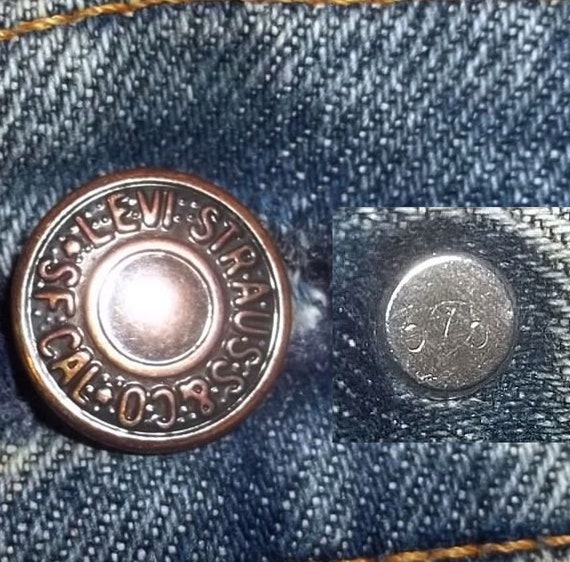 Levis 517 bootcut jeans thrashed original USA vin… - image 3