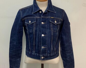 1970's Levi's Denim Jacket / Levi's Type III Denim Jacket / Dark