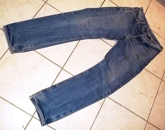Evisu redline jeans selvedge denim button fly 30x… - image 5