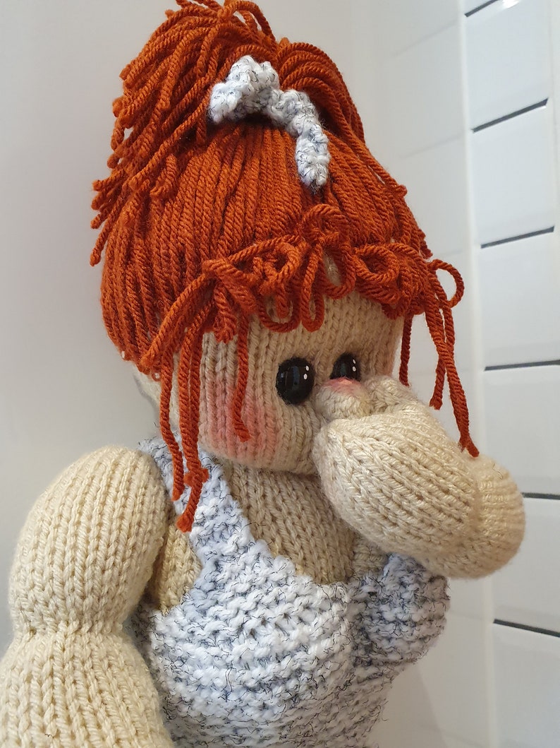 Digital Knitting Pattern for Lucy Loo Toilet Roll Holder Etsy Canada