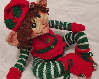 Cheeky Elf - Holly PDF - Schema per maglia