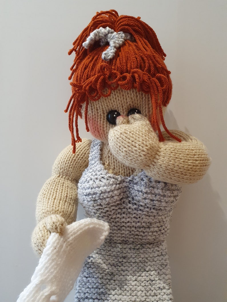 Digital Knitting Pattern for Lucy Loo Toilet Roll Holder Etsy Denmark