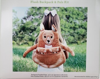 Kangaroo Backpack Set for Kids with Pal, Perfect for Travel and School