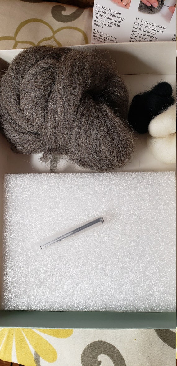 Kits & How To Sewing & Fiber Hawthorn RABBIT Needle Felting Kit