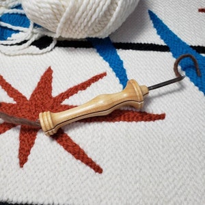 8 Fine 1/2 Inch Loop Punch Needle Rug Hooking Tool by Amy Oxford for Crafting