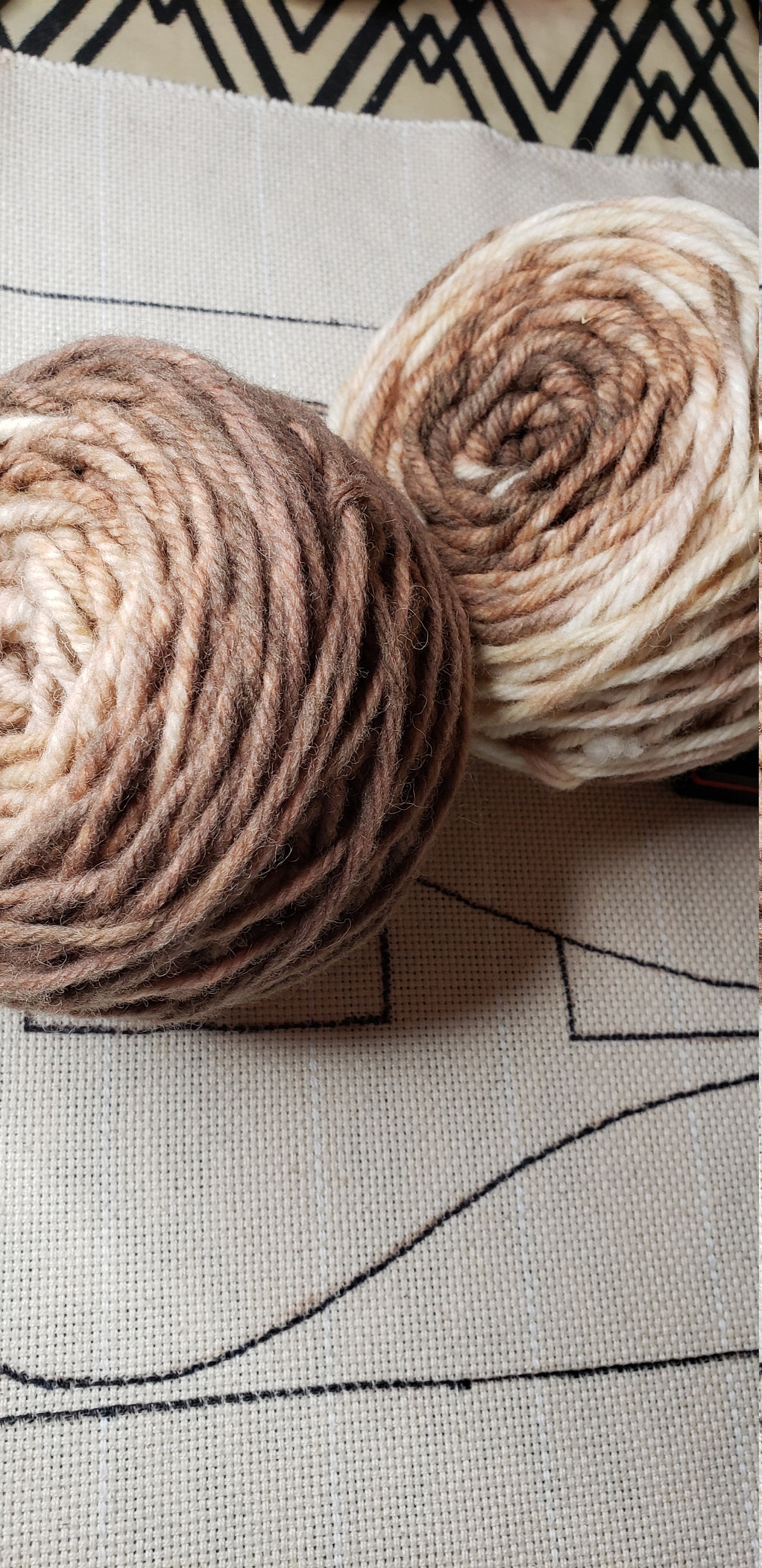 Super 4 ply breaking fawn hand dyed rug yarn briggs little 100  etsy Super 4 ply breaking fawn hand dyed rug yarn briggs little 100  etsy