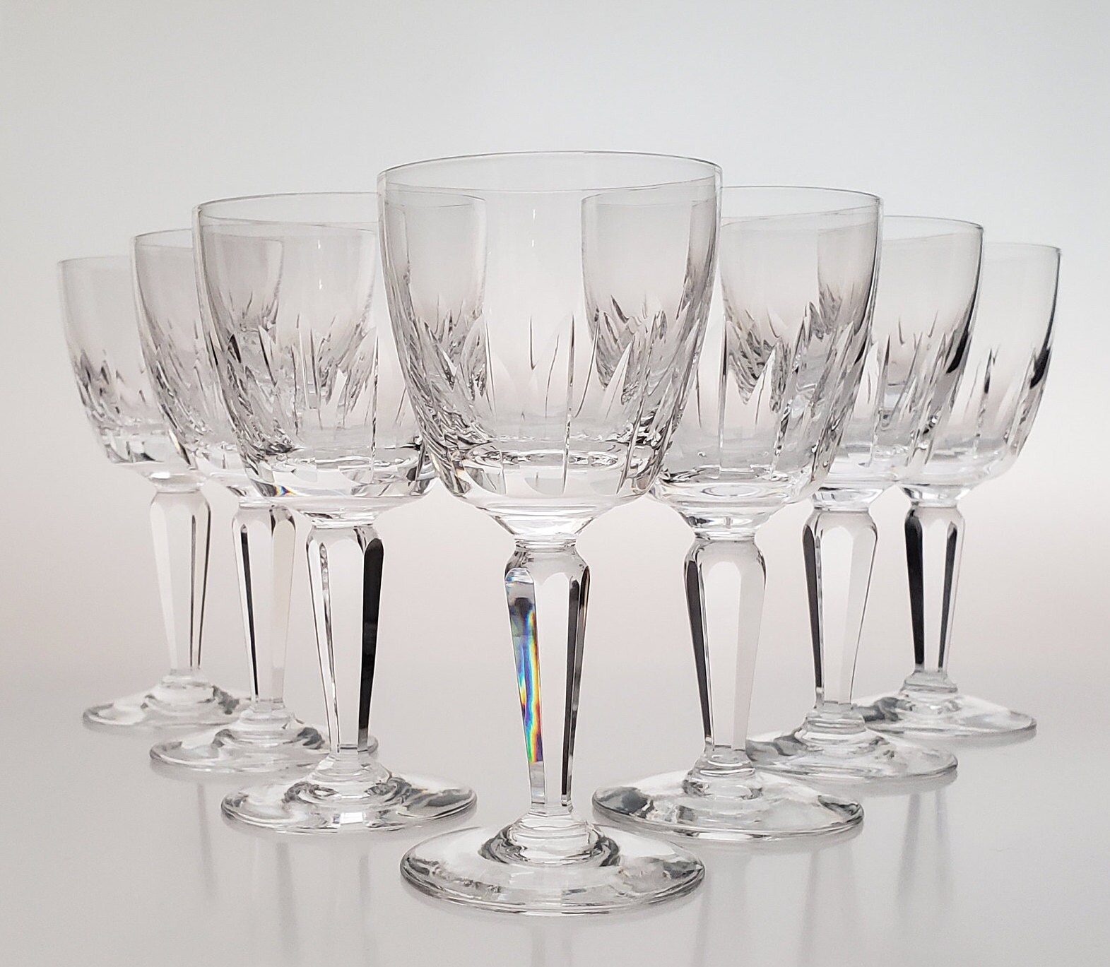 Orrefors Sweden Charlotte Pattern Wine Glasses Etsy