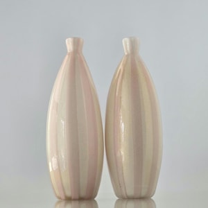 Alfredo Barbini Mid Century Murano Vases | Set of 2