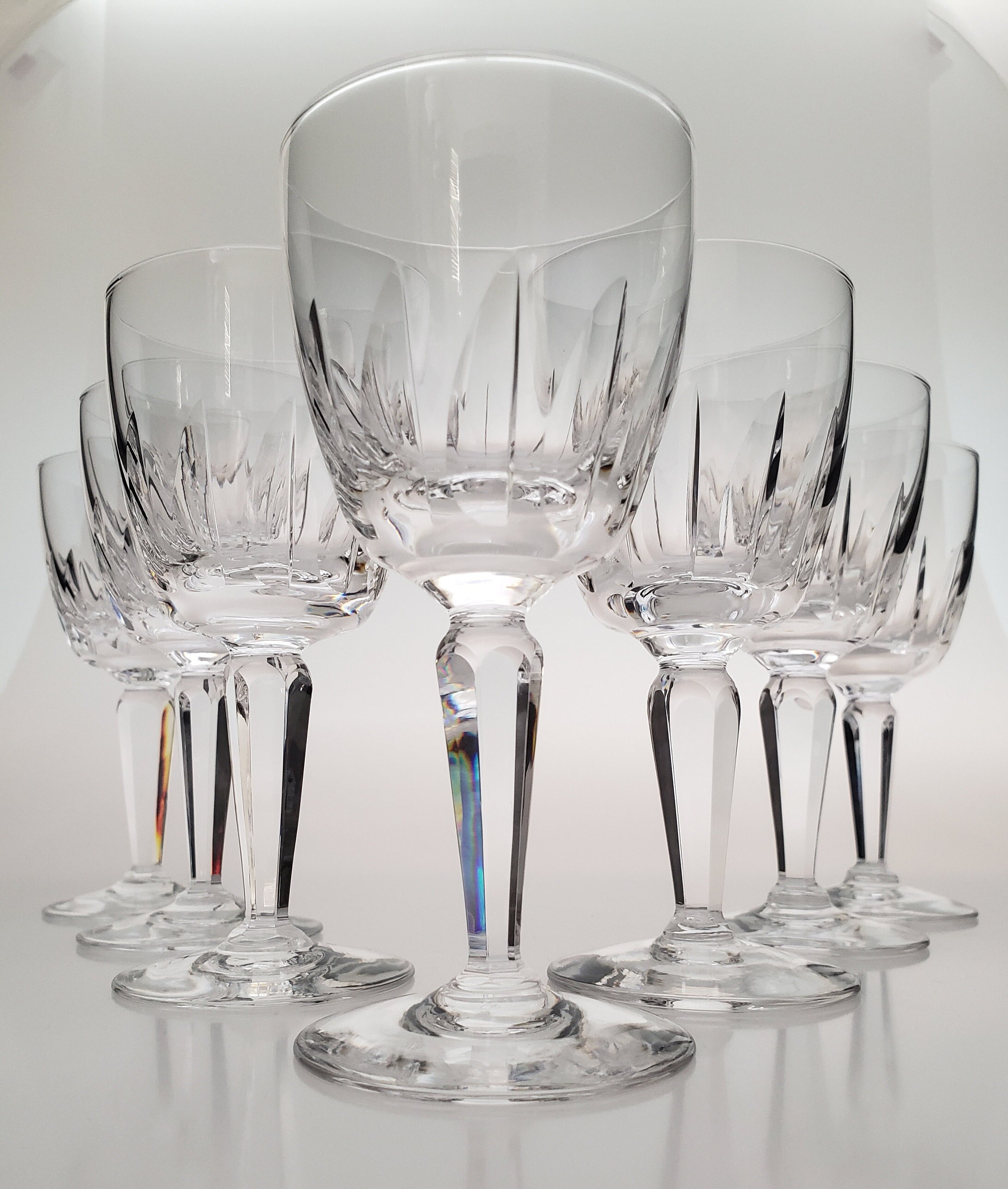 Orrefors Sweden Charlotte Pattern Wine Glasses Etsy