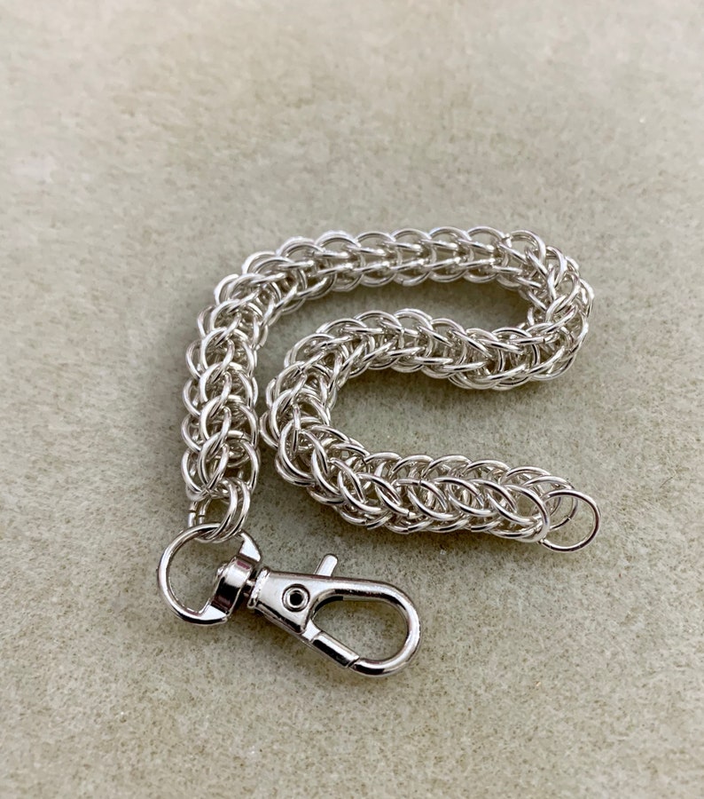 Strong Full Persian Weave in Sterling Silver Bracelet