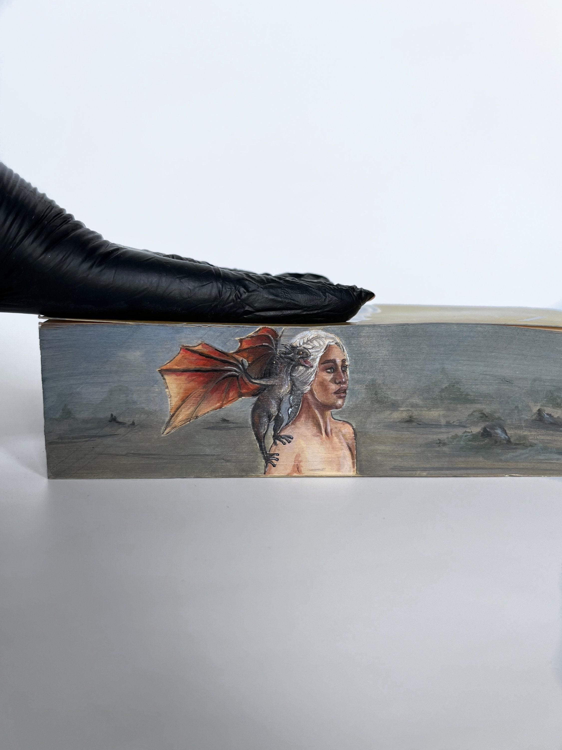 Custom Foreedge Painting Book Lover Gift Idea Collectable Etsy