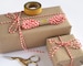 100% cotton string bakers twine | bright postbox Christmas red | Festive birthday giftwrap - 5m 