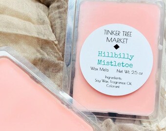 Hillbilly Mistletoe Scented Wax Melts | Home Fragrance