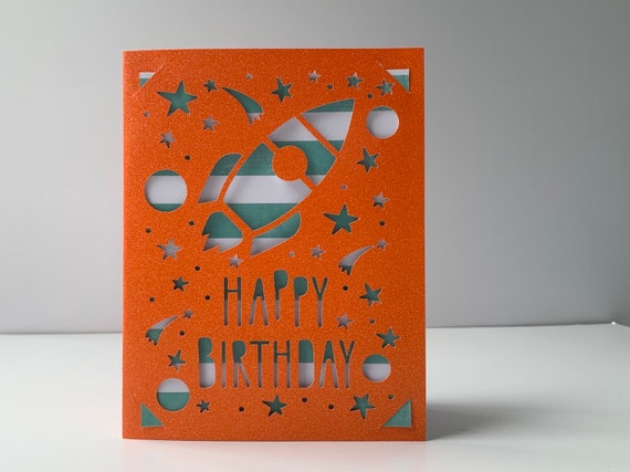 Download Rocket Birthday Card Svg Cricut Cut File Instant Download Etsy SVG, PNG, EPS, DXF File
