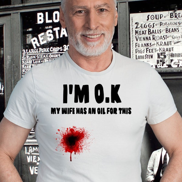 Blood Stain On My Shirt New B On My Nerves Bloody Wound Tshirt - Etsy