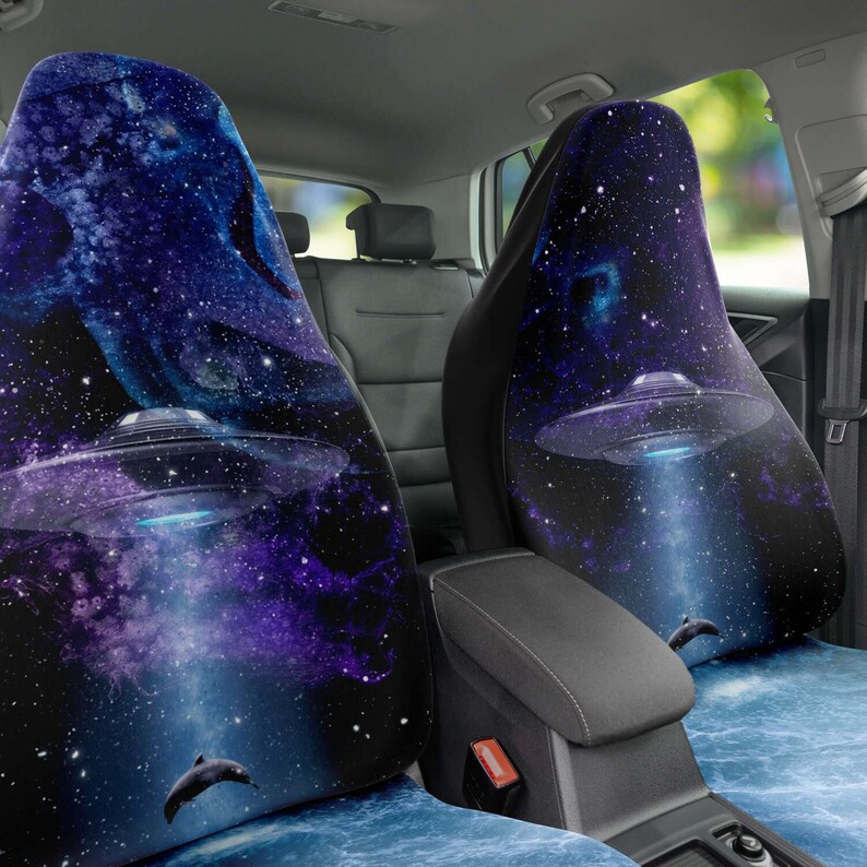UFO Car Seat Covers Dad Gift Space Car Seat Covers Cool Etsy