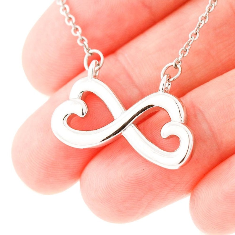 Mother To Daughter Gift Teen Girl Gift Infinity Necklace Heart Necklace Gift For Daughter Daughter Gift To My Daughter