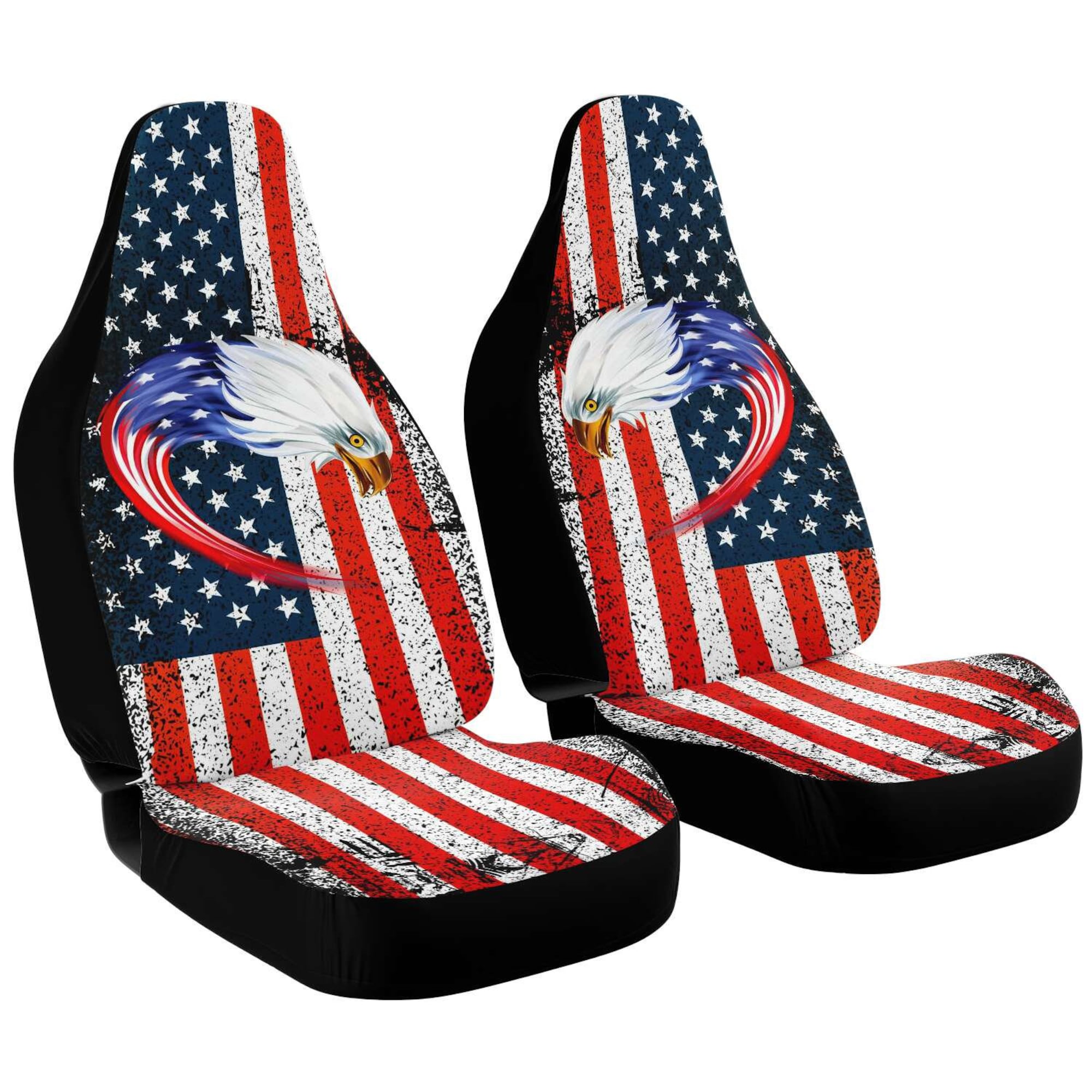 Discover American Flag Car Seat Covers