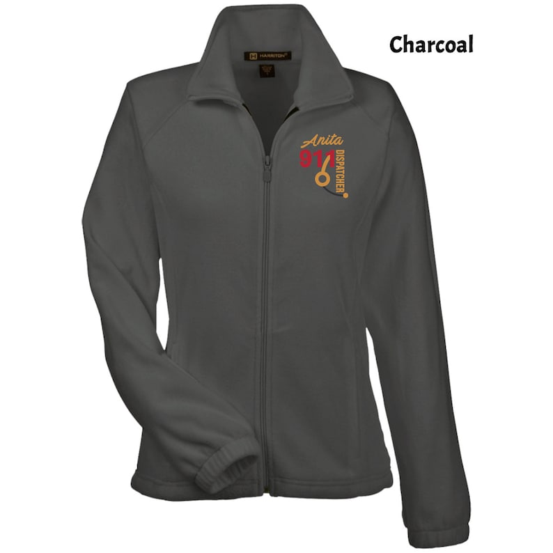 Fleece Jacket Graduation Gift 911 Operator 911 Dispatcher Gift 911 Operator Gift Embroidery Jacket 911 Dispatcher Jacket
