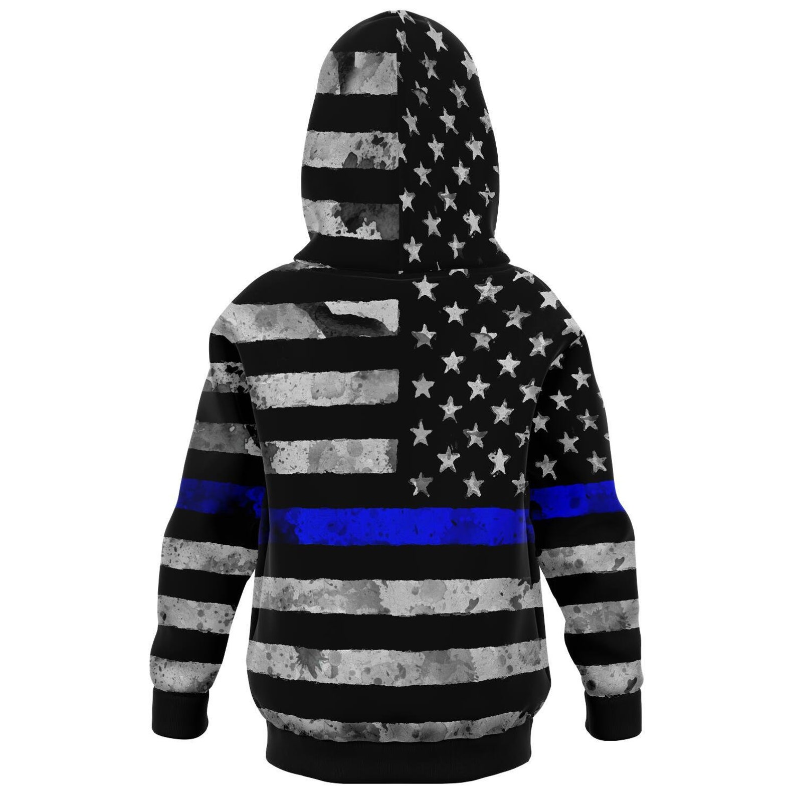 Thin Blue Line Kids Hoodie Back the Blue Police Hoodie - Etsy