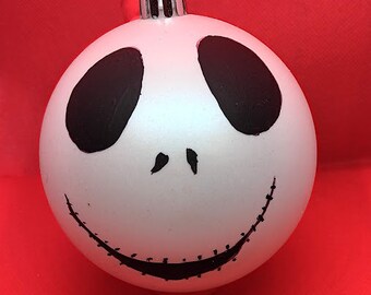 5 inch shatter proof Christmas bulbs, Jack Skellington and Santa