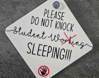 Uni gift, University gift, door sign, do not disturb sign, graduation gift, student