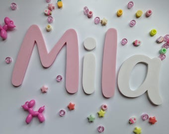 Toy box letters, personalised names for toy boxes, door signs, bedroom door names