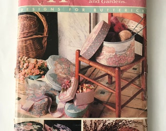 Meilleures maisons et jardins 6656 pour Butterick / boîtes artisanales / motif vintage