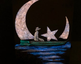 Been Wishing- Glow In The Dark Art - Wall Art - Wish Upon A Star