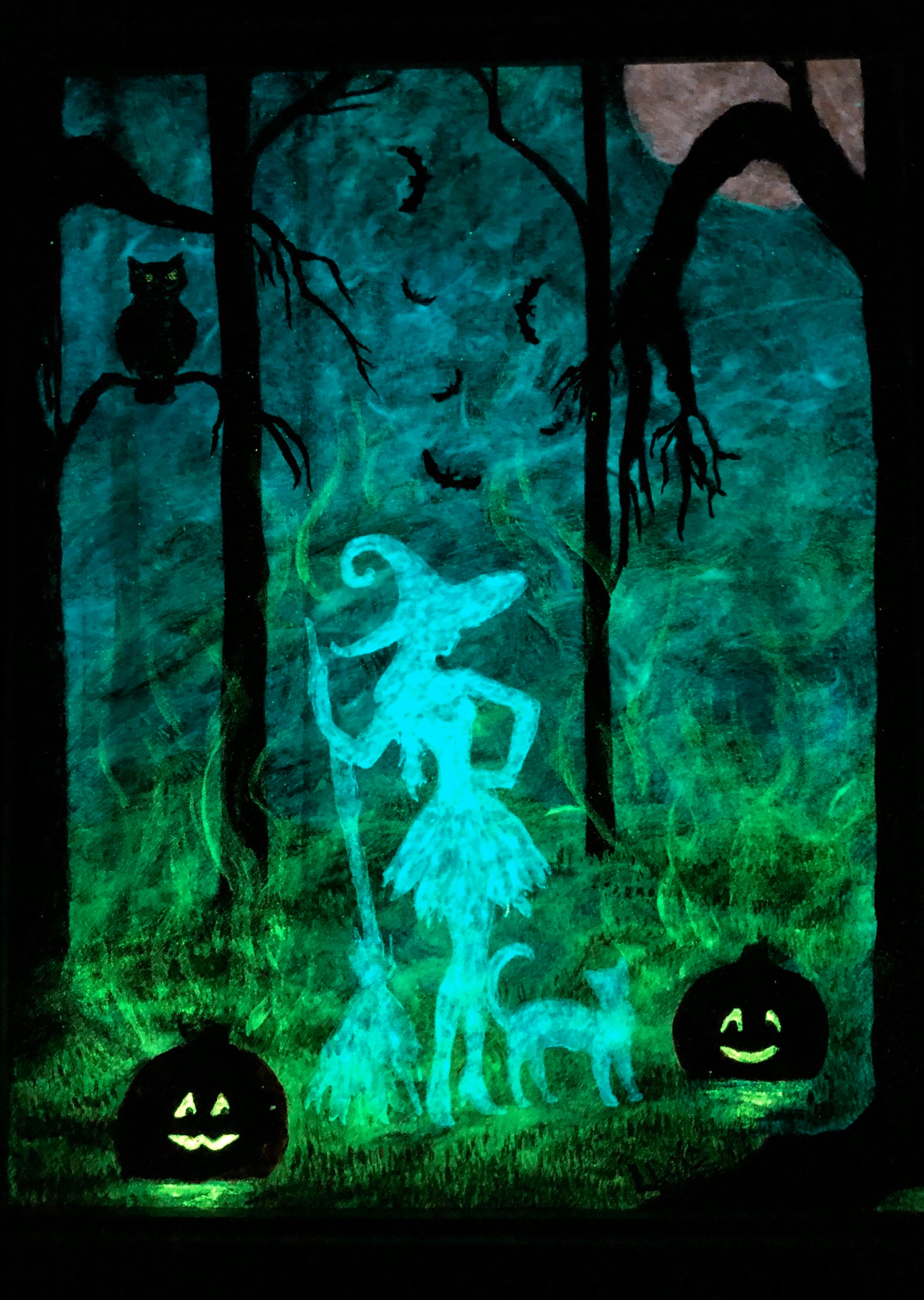 Night glow paint best sale