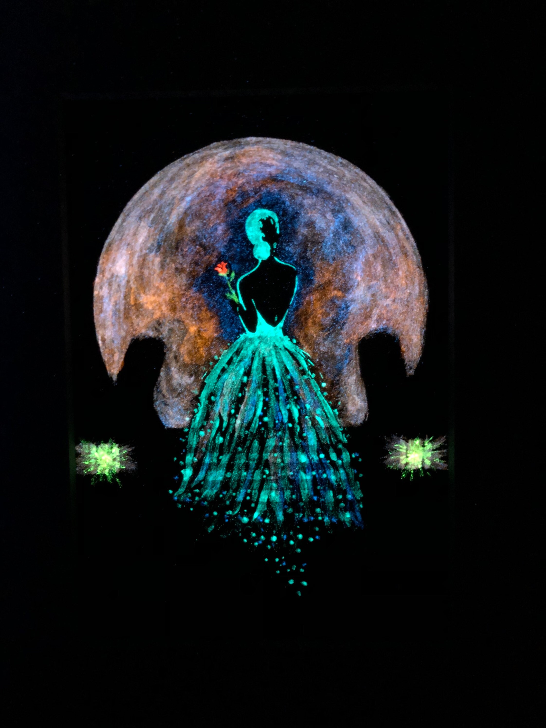 Glow in the Dark painting - The Creative Soul