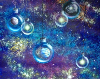 String Theory Painting - Science Fun - Space Art - Sci-Fi Art - Surreal Art - Big Bang Theory Fans