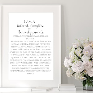 LDS Young Women theme, lds yw theme printable, lds youth theme, lds printable, lds wall art, lds art printable, lds young women gifts