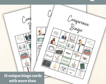 LDS General Conference Bingo: Picture Game (Digital Download)
