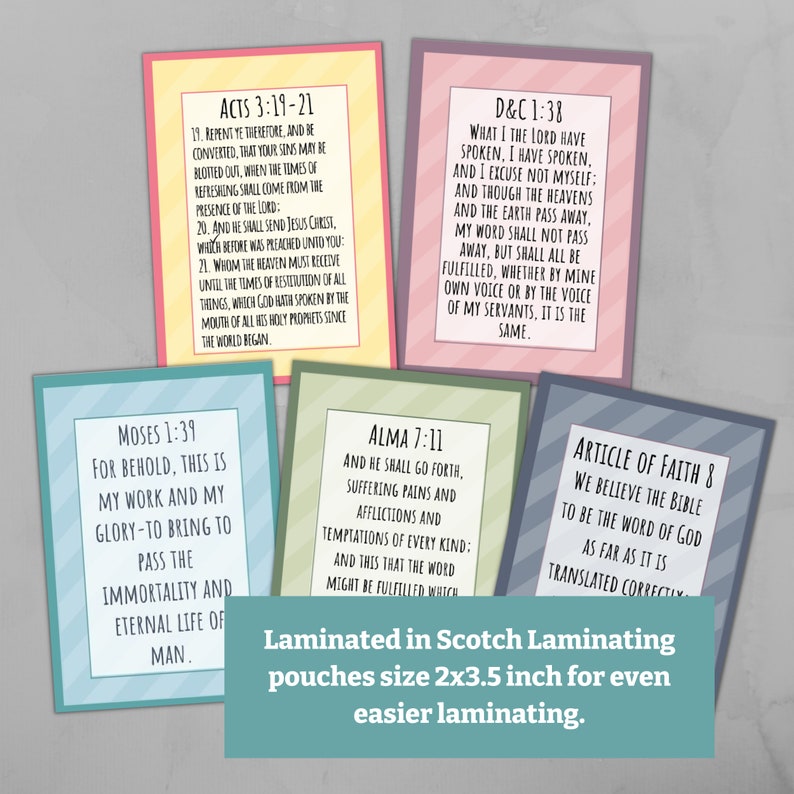 Is Rhat Even Scriptural LDS Doctrinal Mastery Scripture Cards: 2025 Full Scripture Verses (PDF ...