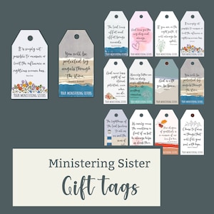 HLT-Geschenkanhänger, Schwester, Frauenhilfsvereinigung, junge Frauen, General Konferenz, Leckerlibeutel, religiöse Tags, religiöse Tags