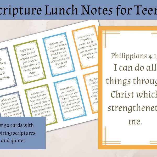 LDS Scripture and Quote Cards for Teens, LDS Seminary, LDS Come Follow Me, bible, Church of Jesus Christ of Latter Day Saints, Child of God