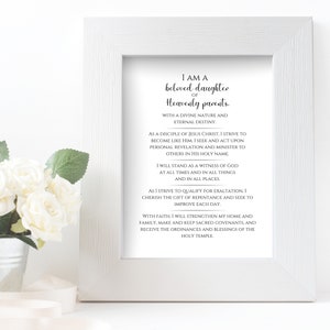 LDS Young Women theme, lds yw theme printable, lds youth theme, lds printable, lds wall art, lds art printable, lds young women gifts