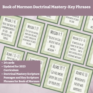 Bijgewerkt 2024 LDS kaarten kerkleerbeheersing Boek van Mormon, LDS Seminary, Flashcards Church of Jesus Christ, Child of God, Church of Jesus