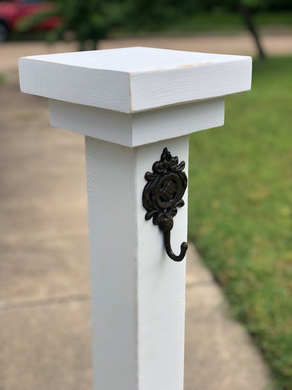 White Decorative Porch Post Porch Post Sign Front Porch Sign Etsy