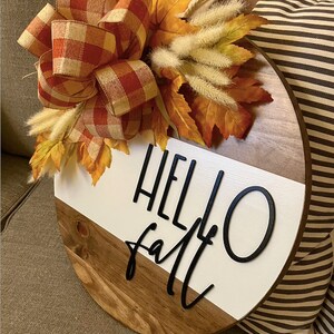 Hello Fall Door Hanger