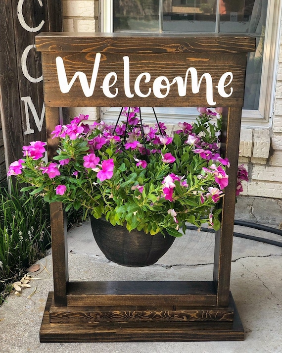 Hanging plant stand sale outdoor