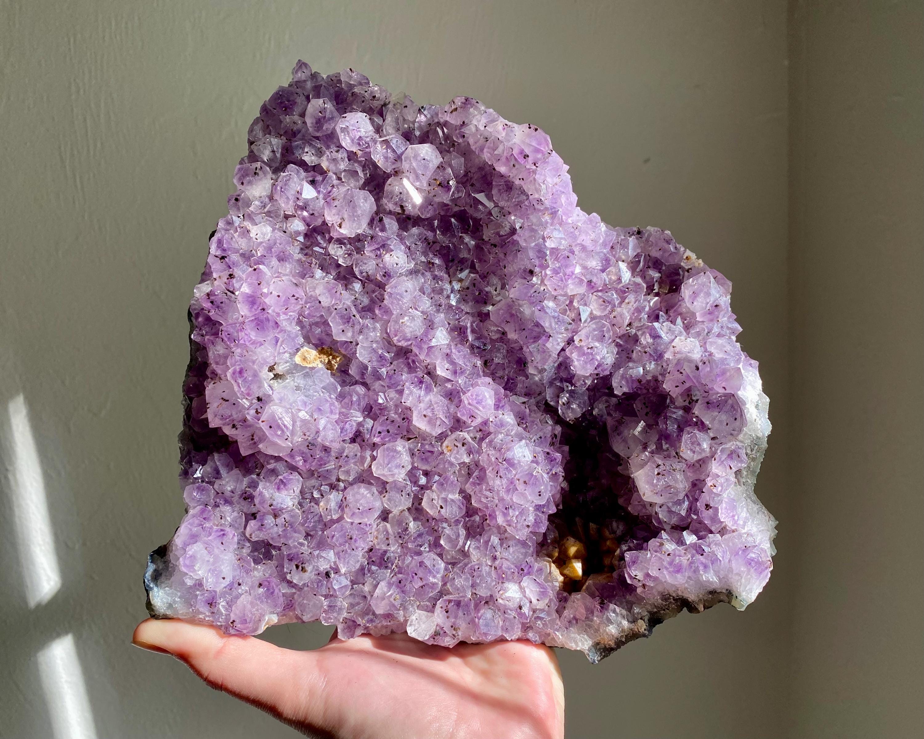 Géode D'améthyste Naturelle 60,4 Lb - Cathédrale Grappe Cristal, Madagascar