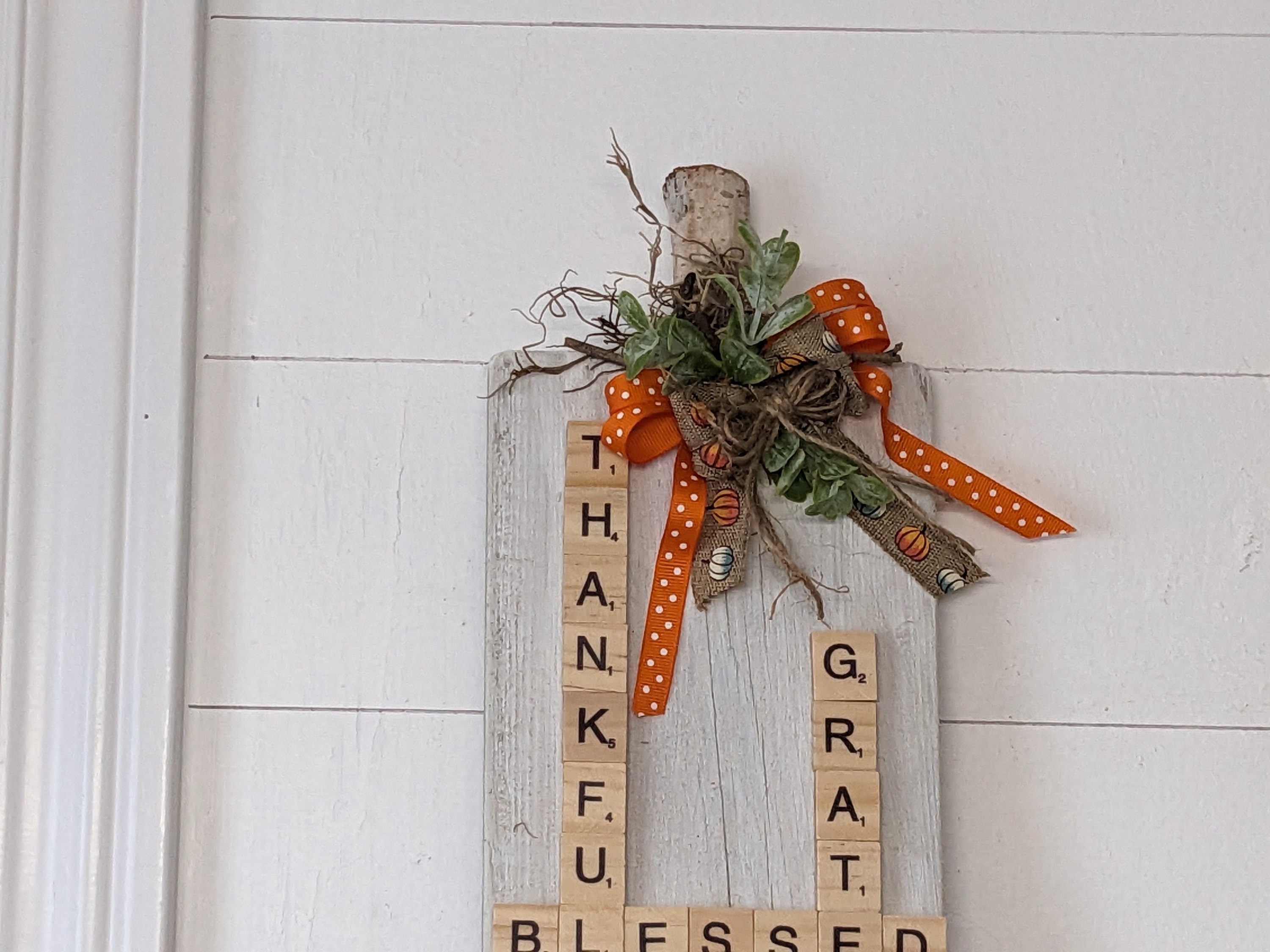 Pumpkin Topiary Wood Laser Cut Craft Kit/grateful Thankful Etsy