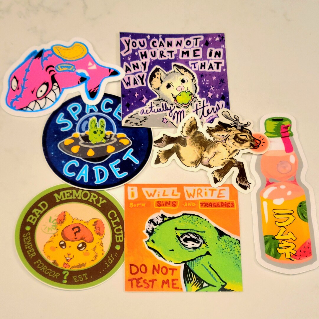 Build your own sticker pack great for gifts and samples etsy
