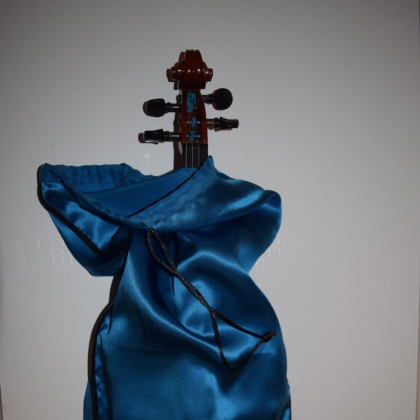 Silk Violin Bag - Teal