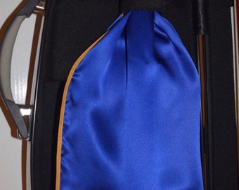 Royal Blue Silk Charmeuse Cello Bag