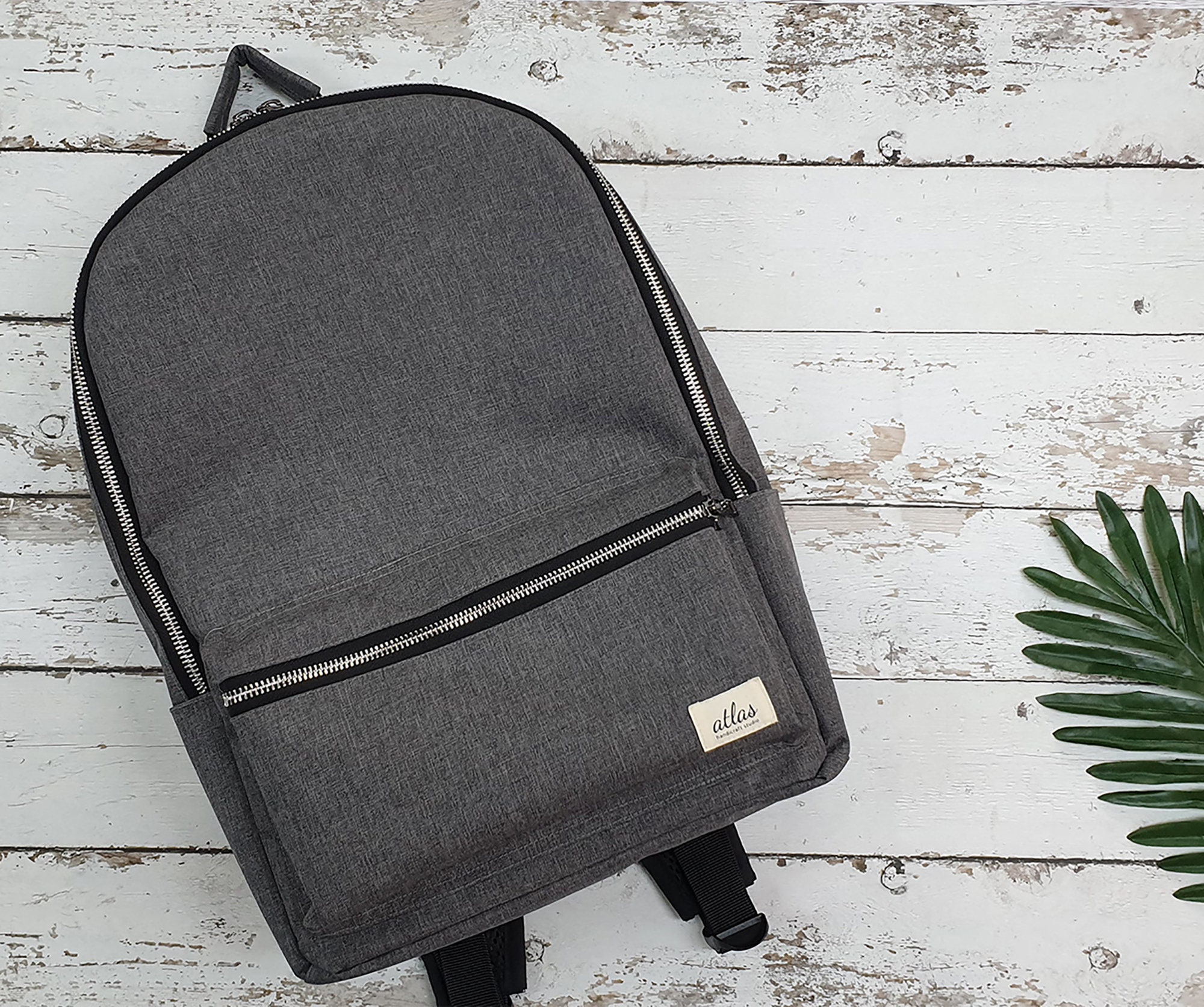 Mini Backpack Minimalist Style Small Backpack Backpack Etsy