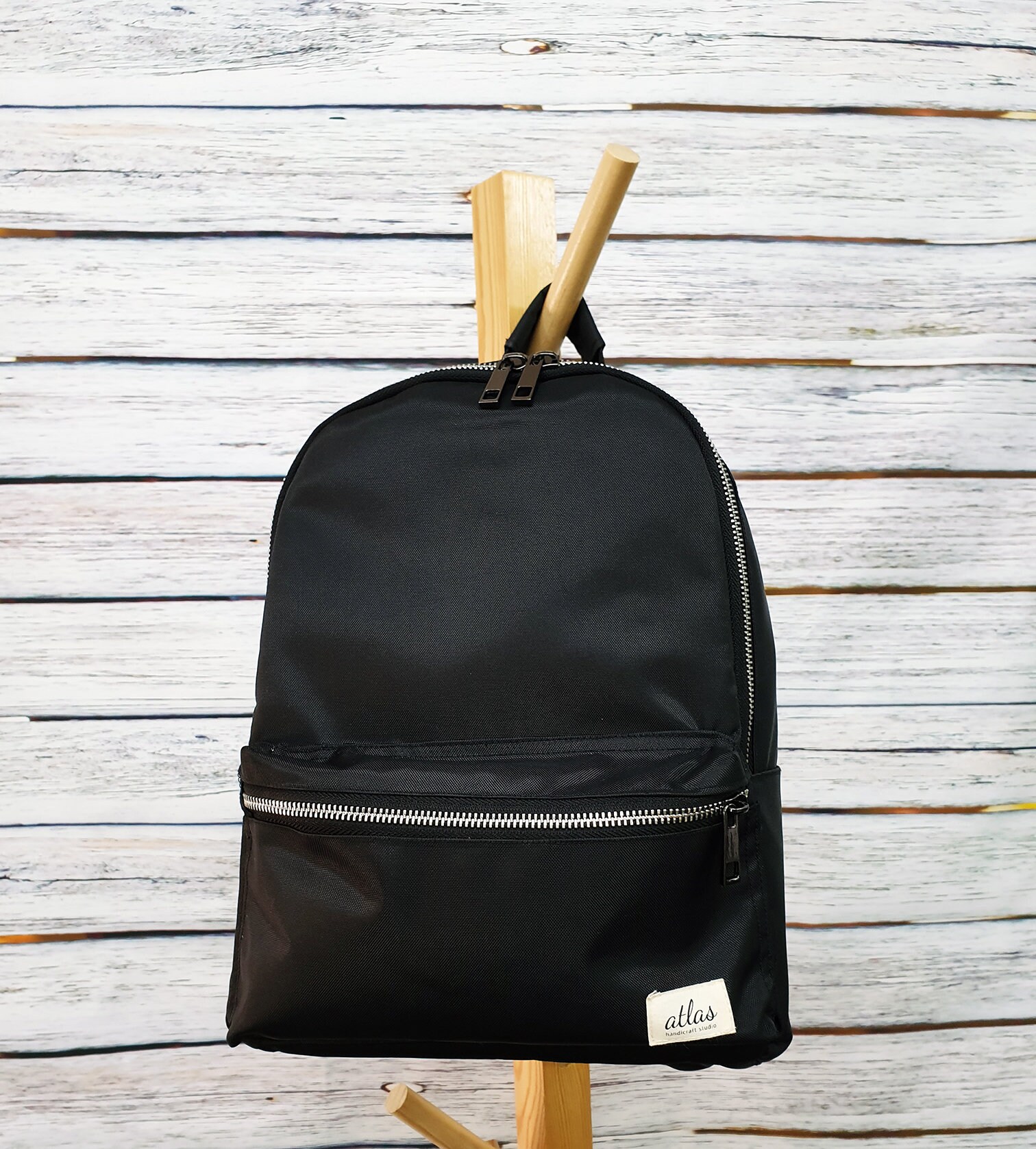 Mini Backpack Minimalist Style Small Backpack Backpack Etsy